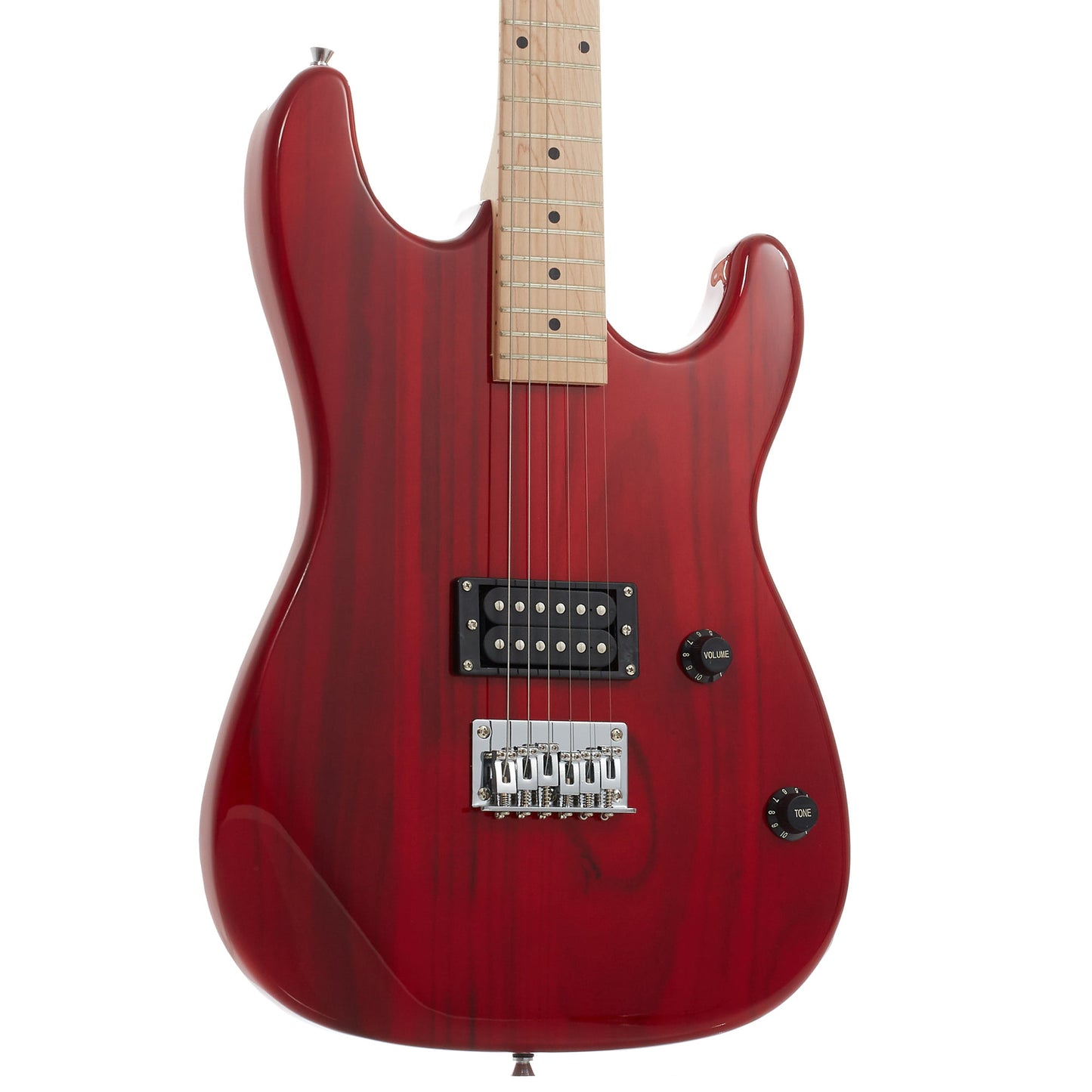 Davison 39-Inch Full-Size Electric Guitar with 10-Watt Amplifier, Red