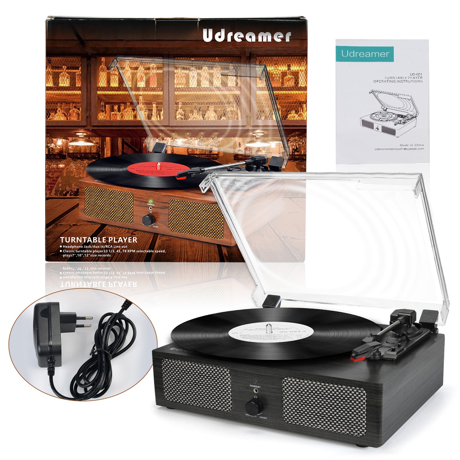 Udreamer record player turntable Sigbeez