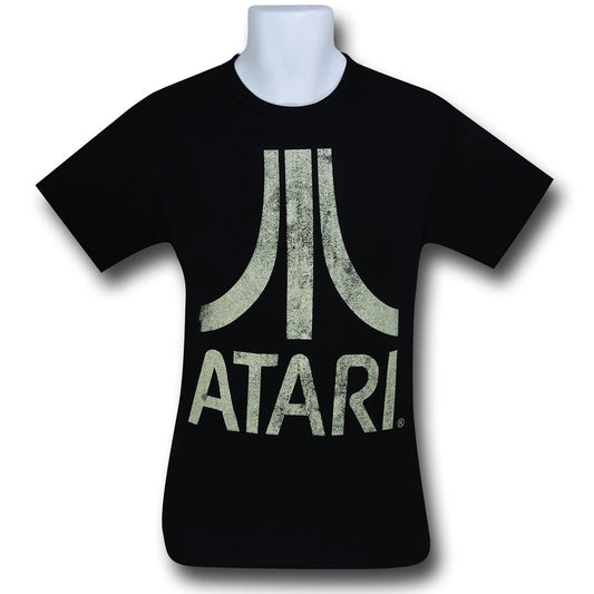 Atari- Classic Logo Apparel T-Shirt - Black Sigbeez